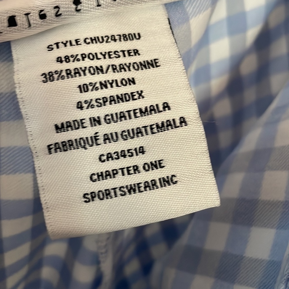 Jules & Leopold Blue Gingham Pants - Picture 9 of 9